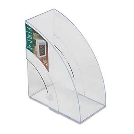 Optimizers Deluxe Plastic Magazine Rack 5 .25 X 9 X 11 .13 Clear